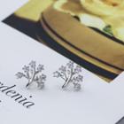 Christmas Tree Rhinestone Earrings