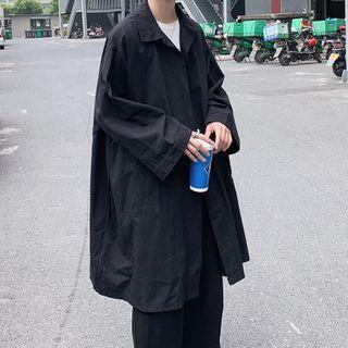 Sashed Plain Jacket