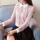 Lace Collared Shirt