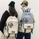 Set: Applique Backpack + Badge + Bag Charm