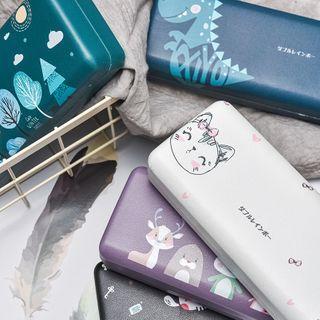 Cartoon Print Eyeglasses Case
