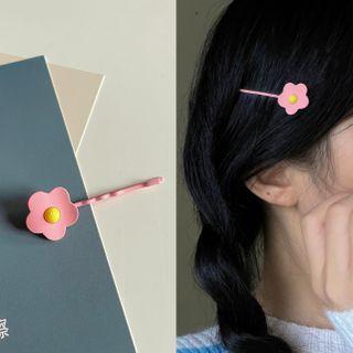 Flower Hair Pin 2012a - Pink - One Size