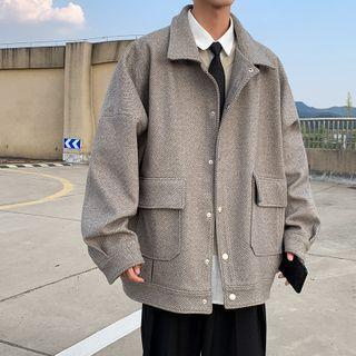 Collar Button-up Jacket