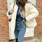 Two-way Fleece-lined Quilted Jacket