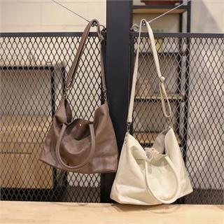 Genuine Leather Tote With Strap