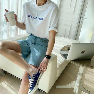 Its All Over Letter T-shirt