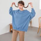 Plus Size Drop-shoulder Sweatshirt