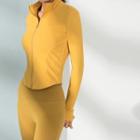 Zip-up Cropped Sports Jacket