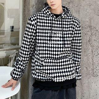 Long-sleeve Argyle Hoodie