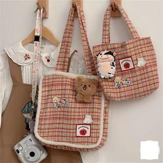 Plaid Tote Bag / Handbag
