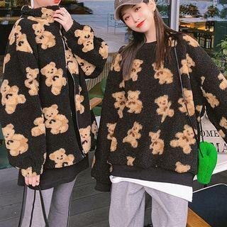 Bear Print Pullover / Zip Jacket / Short-sleeve T-shirt / Leggings