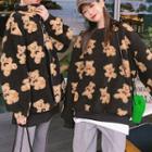 Bear Print Pullover / Zip Jacket / Short-sleeve T-shirt / Leggings