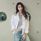 Flap-pocket Single-breasted Jacket