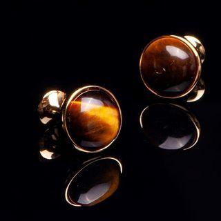 Cat Eye Stone Cufflinks
