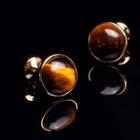 Cat Eye Stone Cufflinks