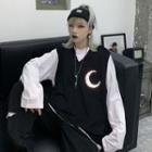 Long-sleeve T-shirt / Short-sleeve T-shirt / V-neck Embroidered Vest