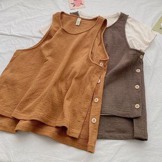 Button Side Tank Top