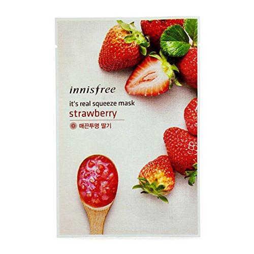 Innisfree - Its Real Squeeze Mask (strawberry) 5 Pcs
