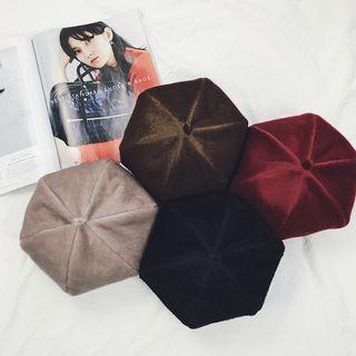 Plain Velvet Beret