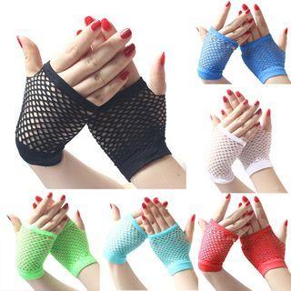 Fishnet Fingerless Gloves