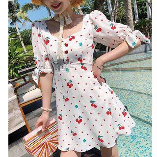 Cherry Printed Dress