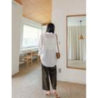 Pocket-front Sheer Loose-fit Shirt