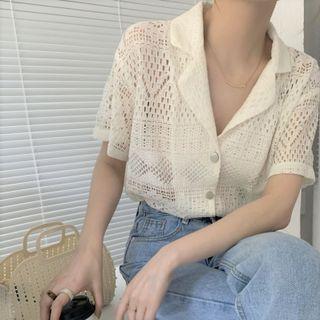 Short-sleeve Mesh Shirt