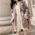 Blazer/ Ruffled Trim Dress