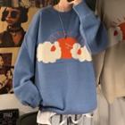Sun & Cloud Jacquard Sweater