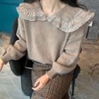 Collared Mohair Sweater