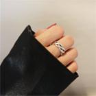 925 Sterling Silver Woven Open Ring 925silver Ring - One Size