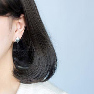 S925 Silver Square Stud Earrings