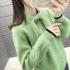 Ribbon Plain Sweater