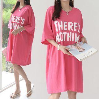 Theres Nothing Letter T-shirt Dress