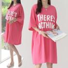 Theres Nothing Letter T-shirt Dress