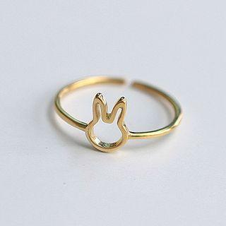 925 Sterling Silver Animal Open Ring As Shown In Figure - One Size