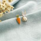 Non-matching Pearl Earring  - One Color