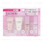 Kose - Lecheri Trial Kit 3 (specialty): Oil In Cleansing Gel + Cream Wash + Lift Glow Lotion Iii + Lift Glow Emulsion Iii 4 Pcs