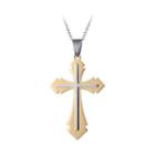 Fashion Christian Cross Stainless Stainless Steel Pendant With Necklace