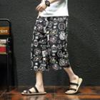 Cropped Patterned Pants (various Designs)