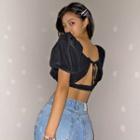 Two-way Tie-back Crop Top
