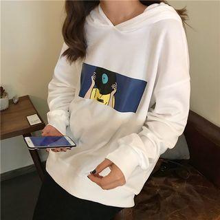 Cartoon Lettering Hoodie