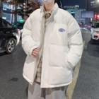Padded Fleece-lined Zip-up Coat