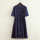 Cherry Print Short-sleeve Dress