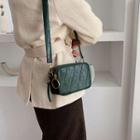 Patent Box Crossbody Bag