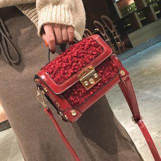 Fleece Flap Satchel