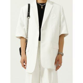 Short-sleeve Blazer / Plain Shorts