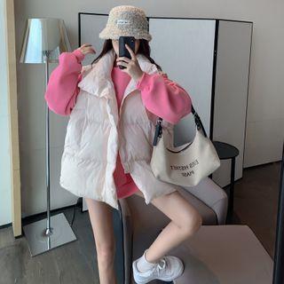 Zip Padded Vest / Sweatshirt