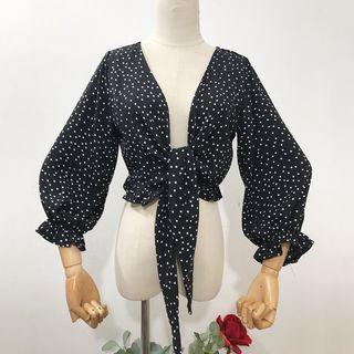 3/4-sleeve Dotted Light Jacket