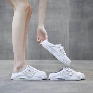 Two-tone Sneaker Mules